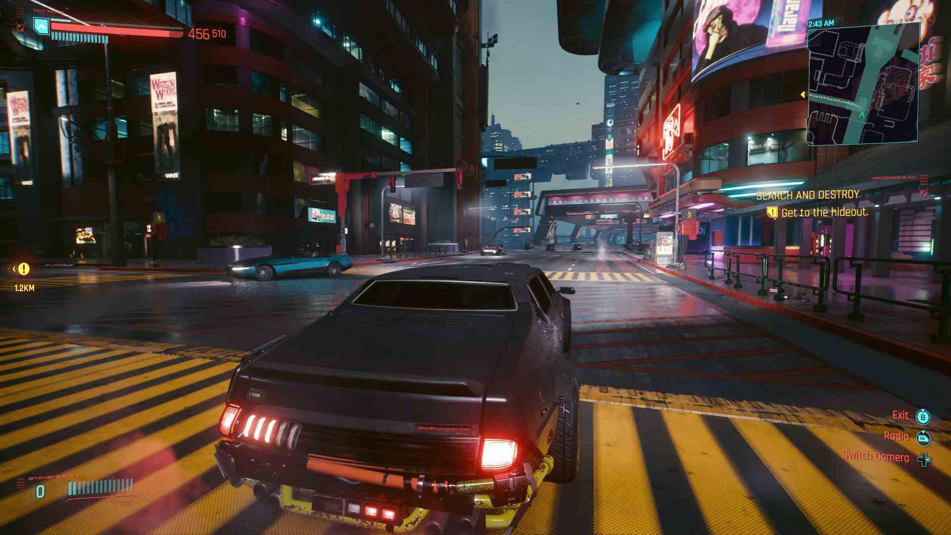 Xbox Series S ile alınan Cyberpunk 2077 ekran görüntüsü