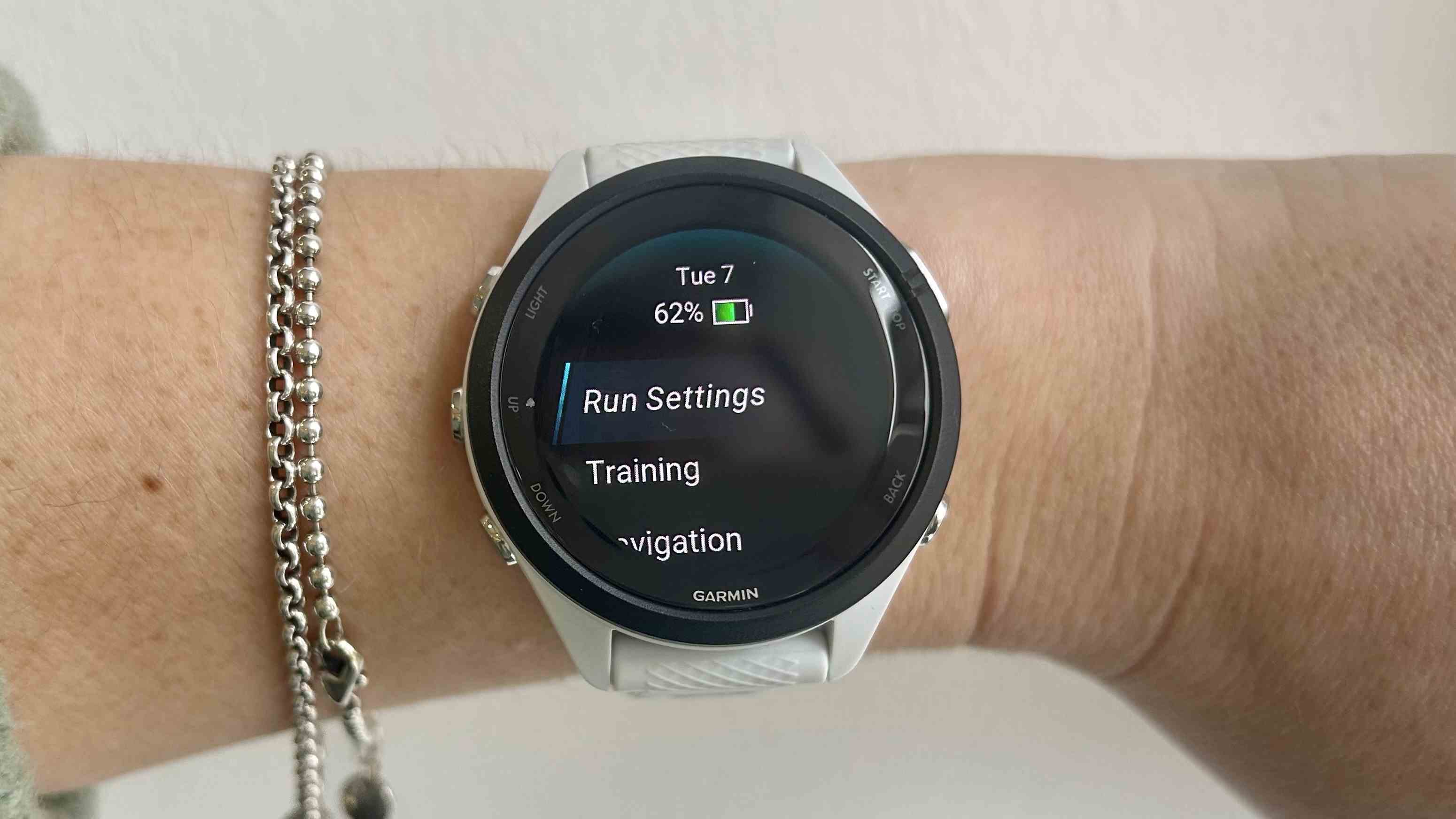 garmin forerunner 265'te ayarları çalıştırın