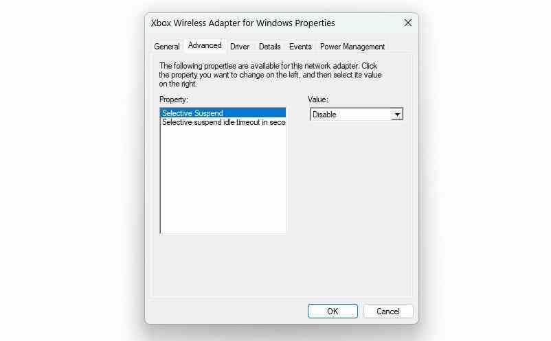 Windows düzeltme-02 için Xbox Kablosuz Bağdaştırıcı
