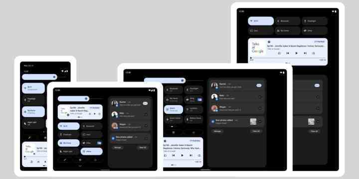 Tabletlerde Android 12L.