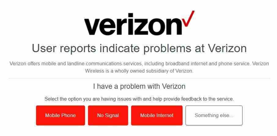 Verizon bu sabah bir kesinti yaşıyor - ABD'nin büyük şehirlerindeki Verizon aboneleri telefon görüşmesi yapamıyor/yanıtlayamıyor