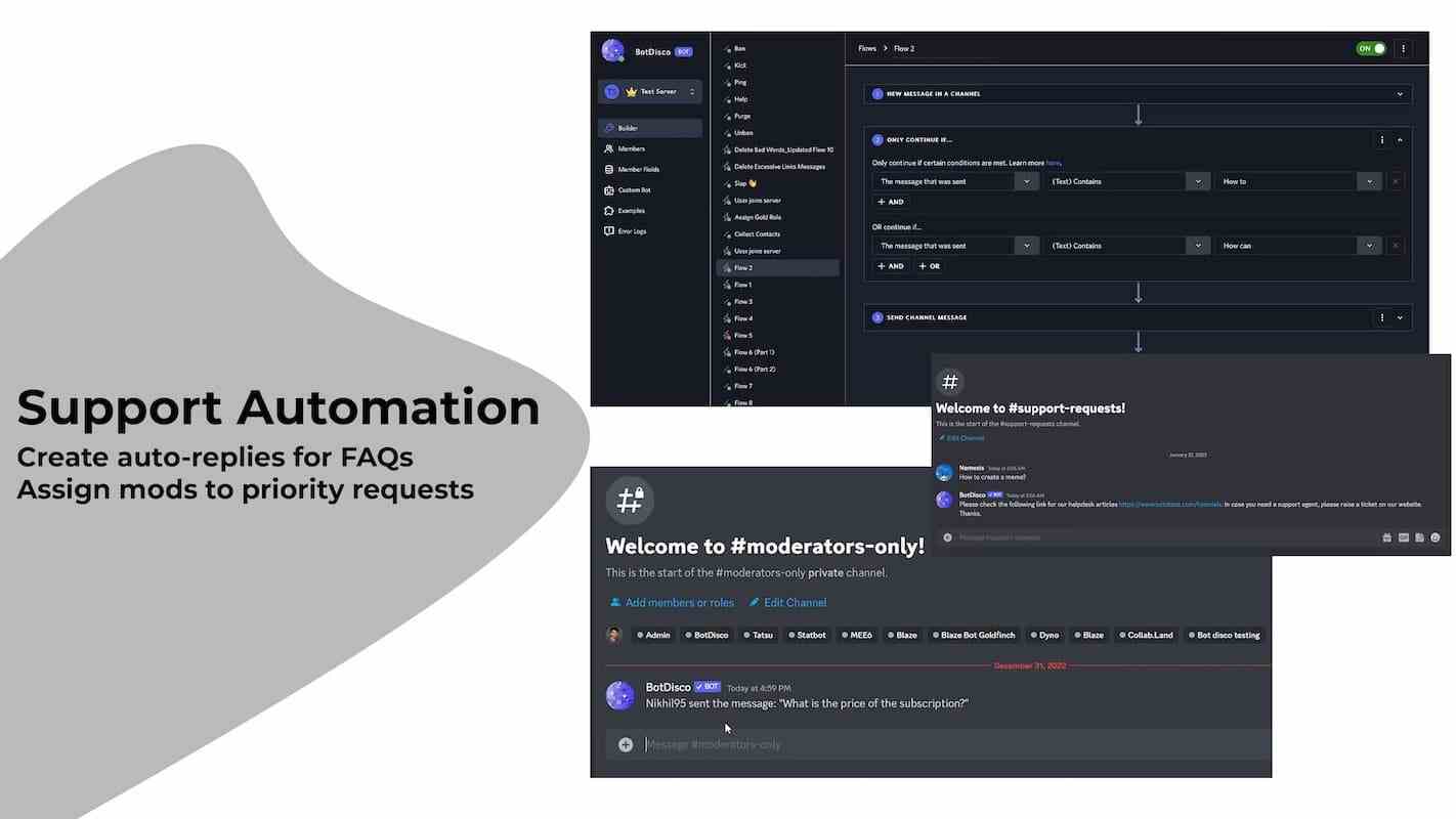 botdisco platformu ekran görüntüsü