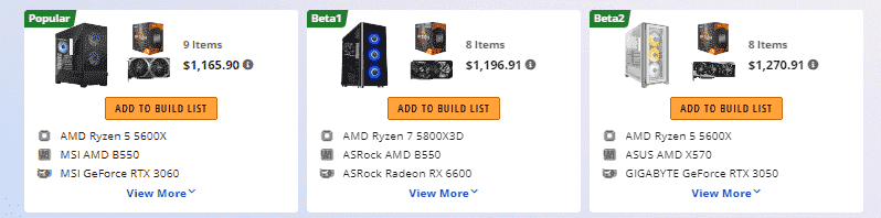 Newegg AI PC Oluşturucu