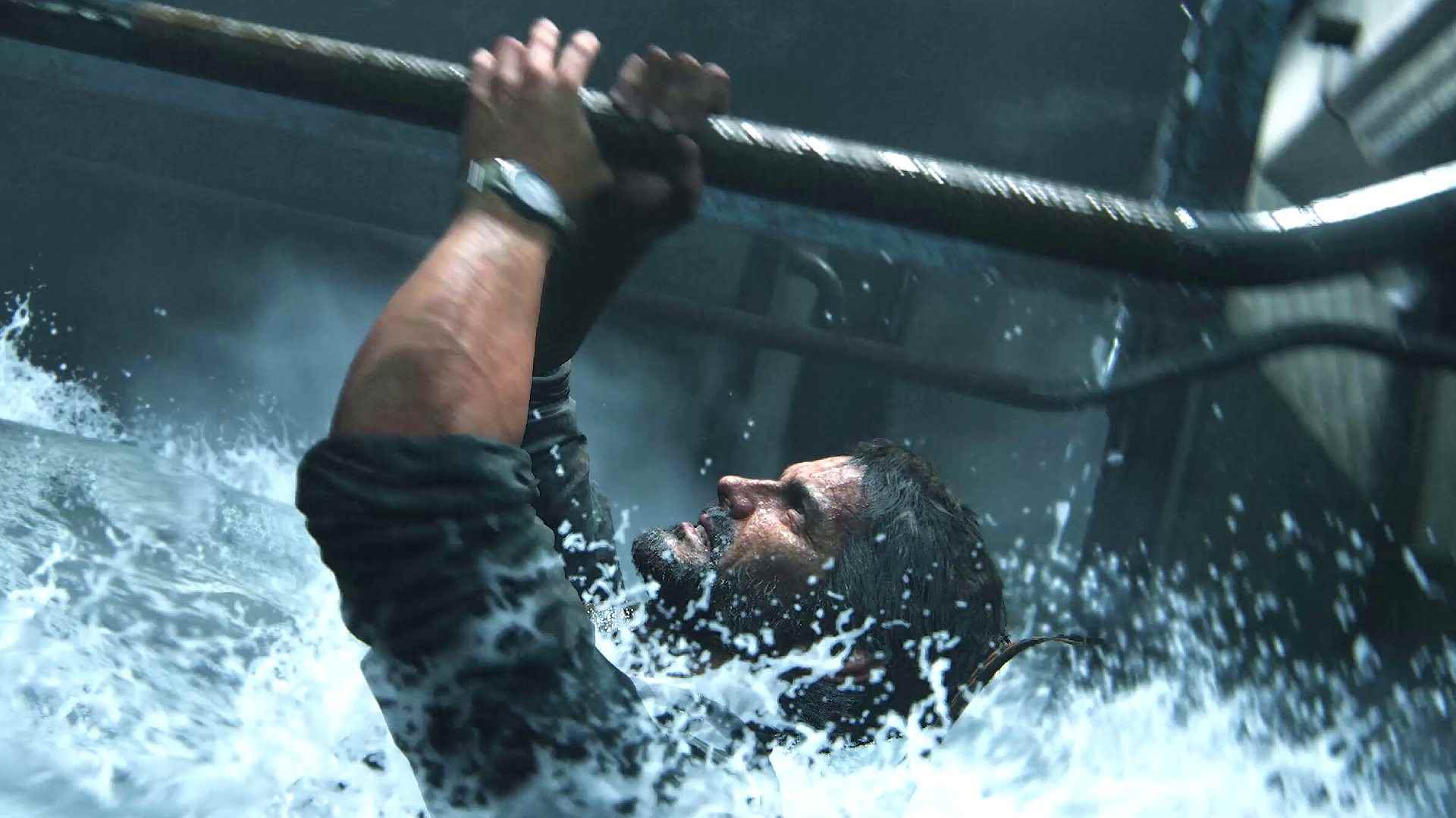 En iyi Last of Us ayarları: Joel suda boruya asılıyor