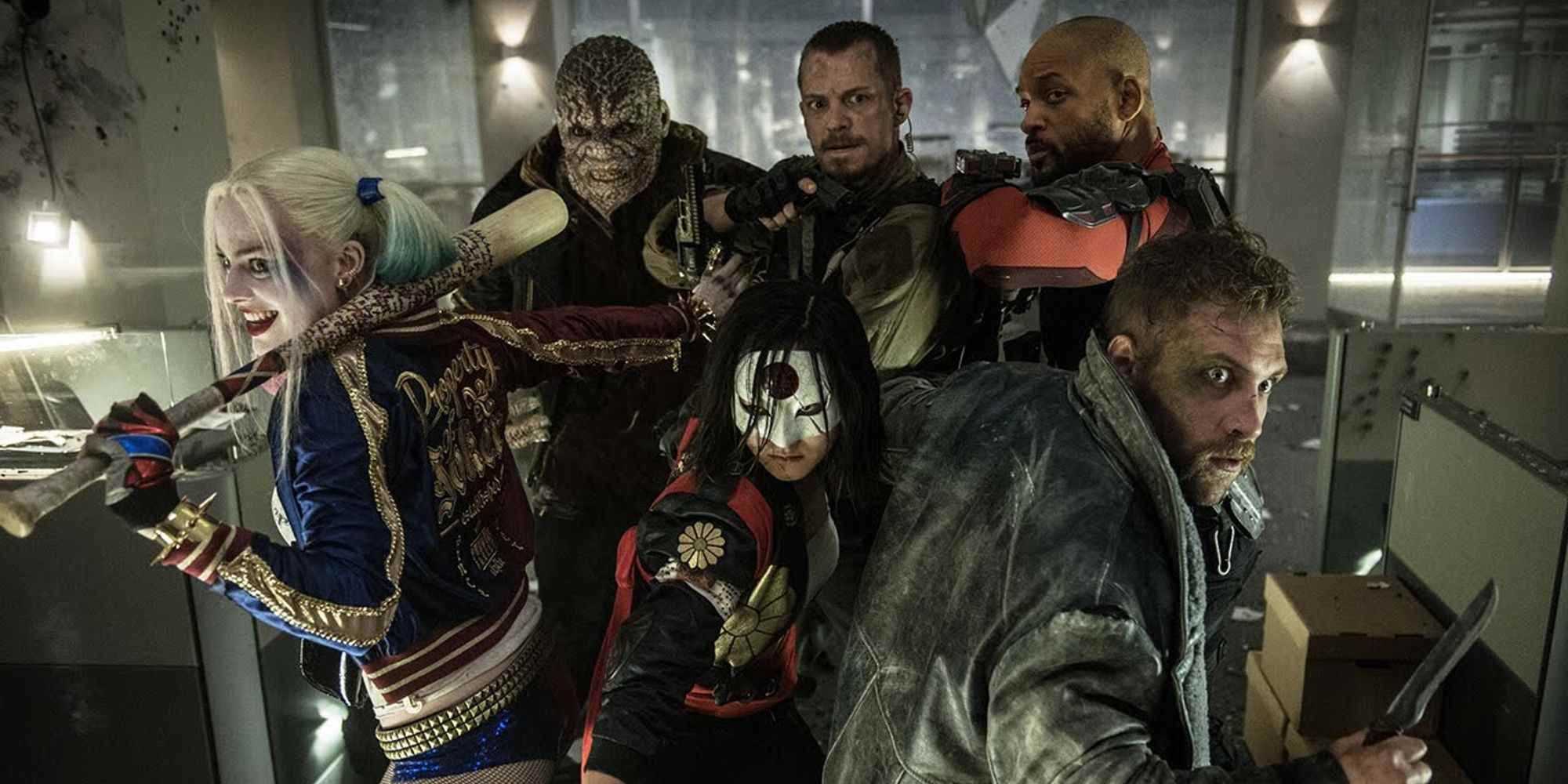 Görev Gücü X, Suicide Squad'da (2016) bir ofis binasında bir araya toplanmış