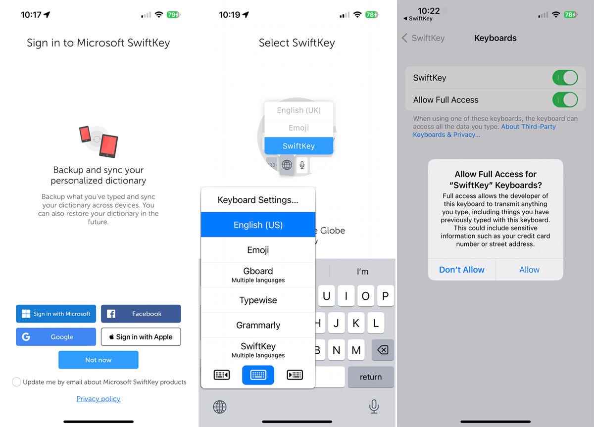 Microsoft SwiftKey klavye iPhone kurulumu