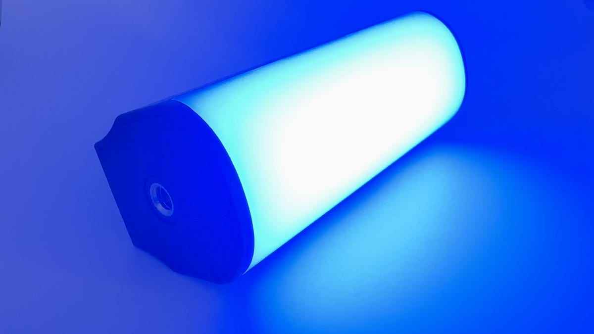 Mavi ışık yayan TL96RGB manyetik el ışık çubuğu