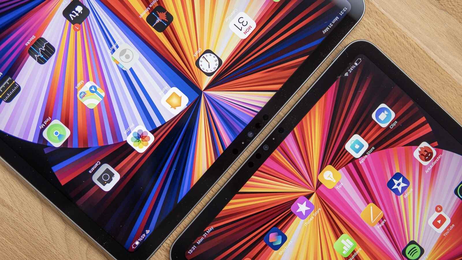 OLED iPad ve mini-LED iPad yan yana - Apple'ın OLED geleceği: asla olmamış ve olmayacak mini-LED iPhone