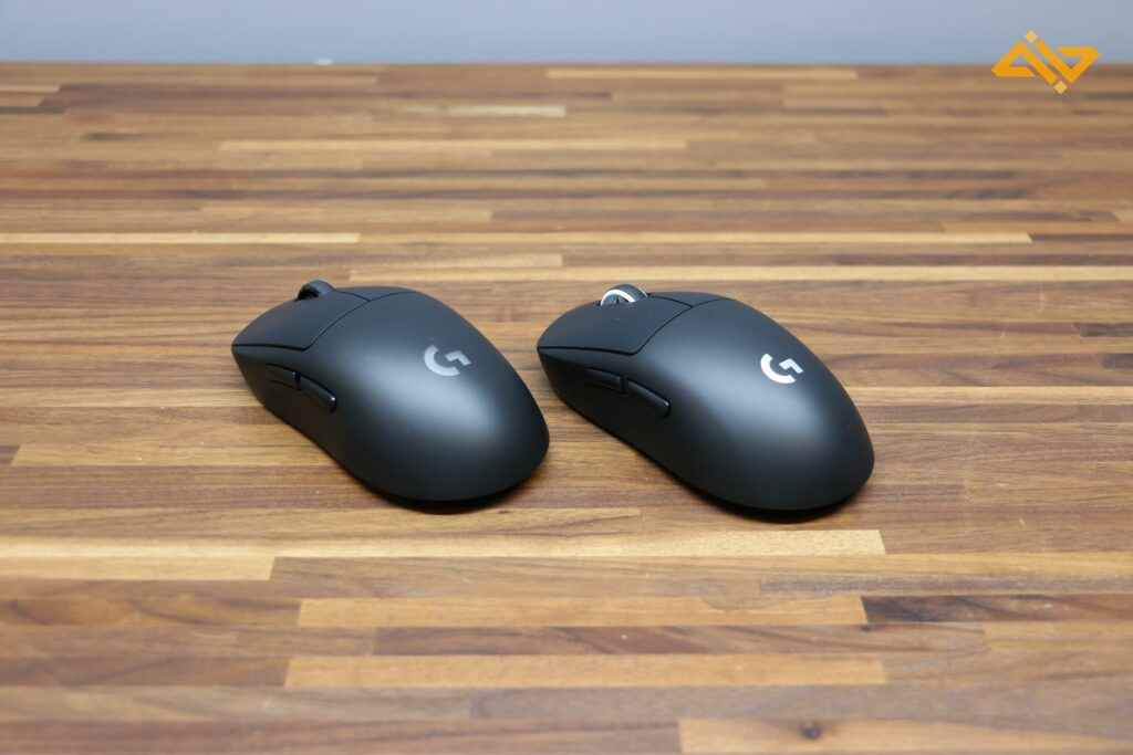 G Pro X Superlight'ın yanında G Pro Kablosuz.