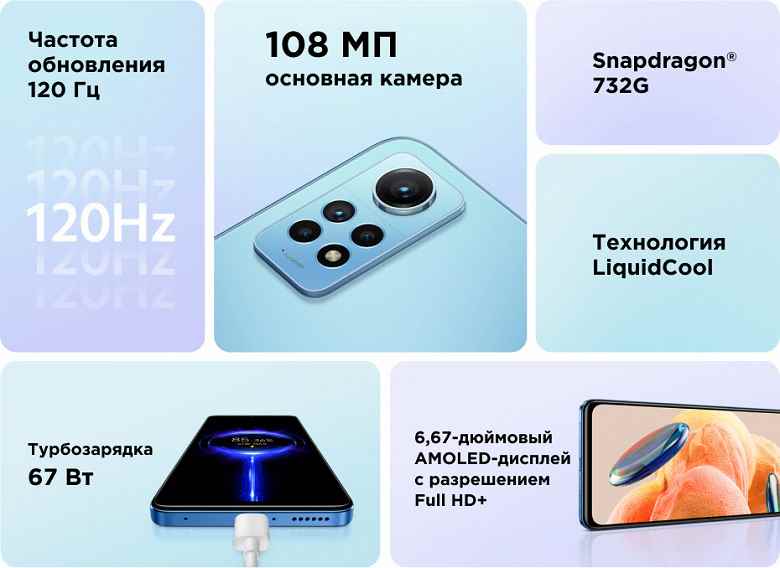 AMOLED, 108 MP, 120 Hz ve 67 W: Xiaomi, Rusya'da Redmi Note 12 Pro'yu piyasaya sürdü