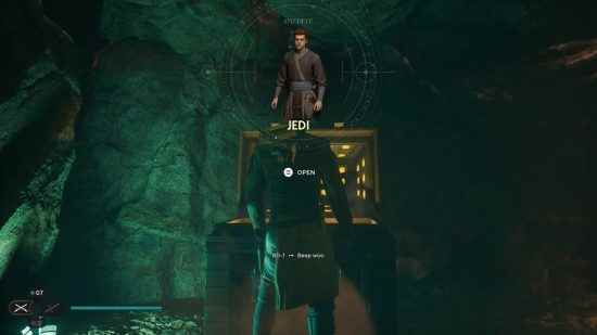 Çak Kestis, Star Wars Jedi Survivor Jedi cübbesini giyiyor