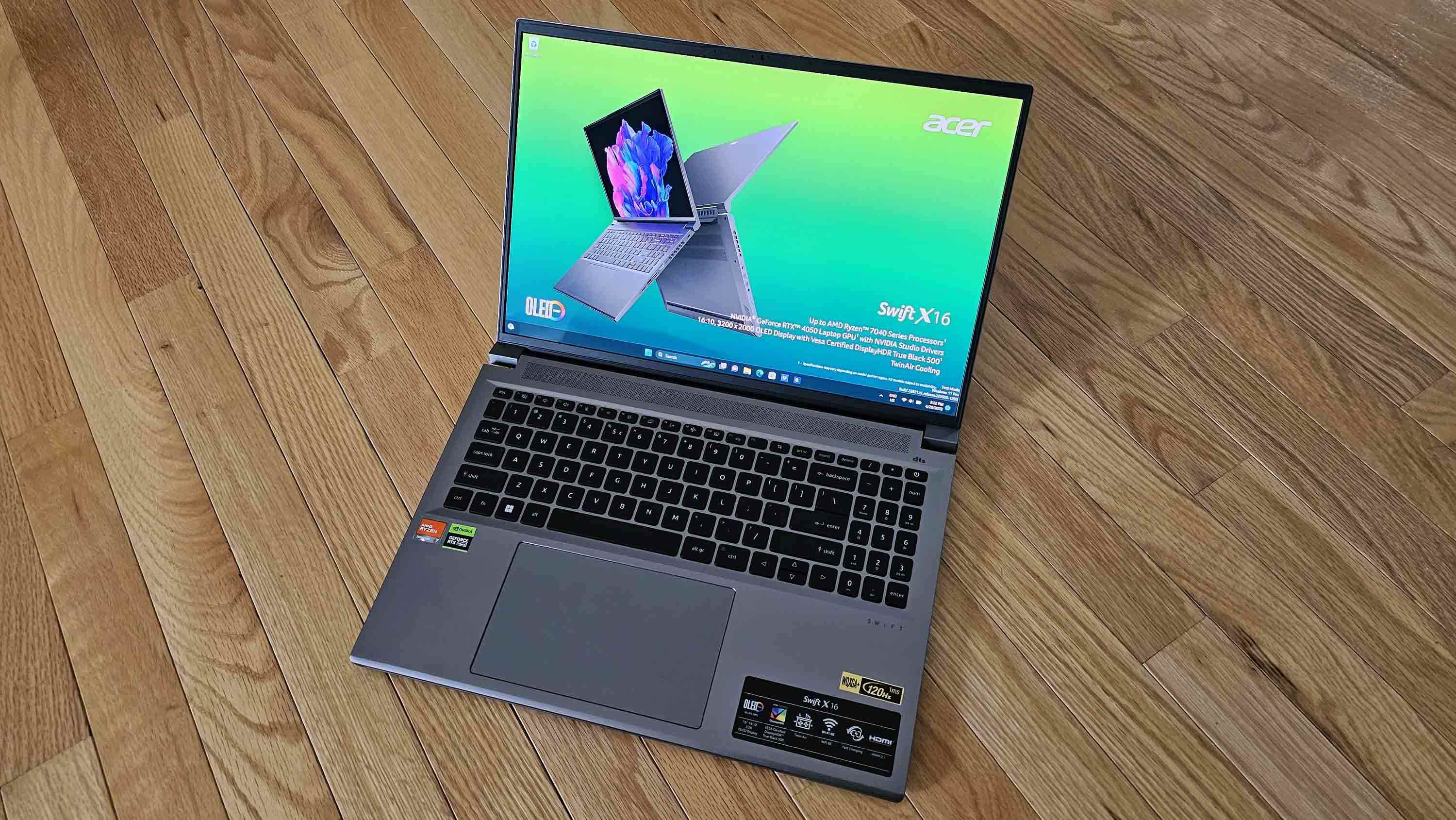 Acer Swift X 16, 2023 için ilk bakış