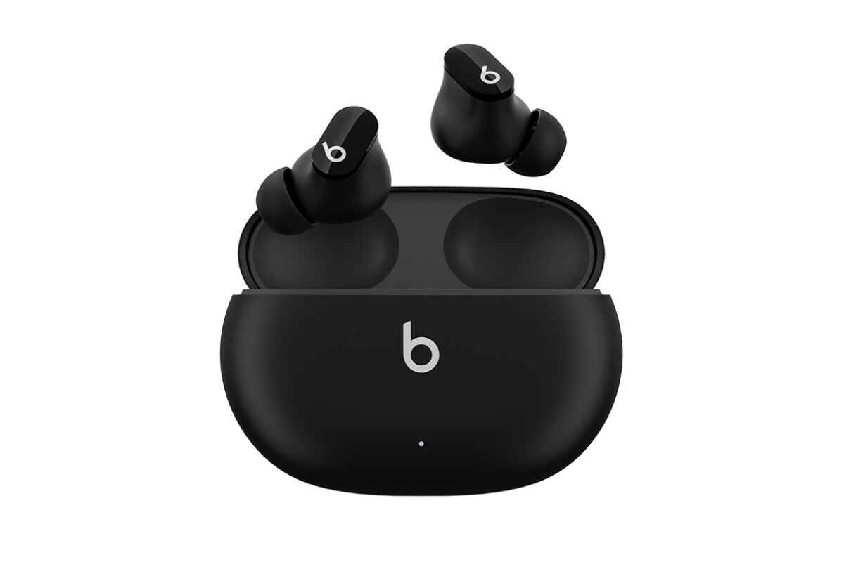 Studio Buds+, orijinal Studio Buds'a (burada resmedilmiştir) çok benzer görünmelidir.  - Bunlar, Apple'ın Beats Studio Buds+ ürününün (muhtemelen resmi) fiyatı, çıkış tarihi ve temel özellikleridir.