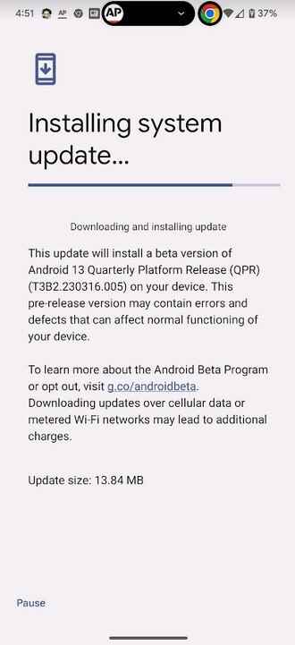 Google, uygun Pixel modelleri için Android 13 QPR3 Beta 2.1'i yayınladı - En son QPR3 Beta güncellemesi, "modem güncellemeleri"  uygun Pixel modellerine