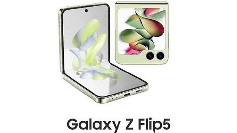 Samsung Galaxy Z Flip 5 render grafikleri