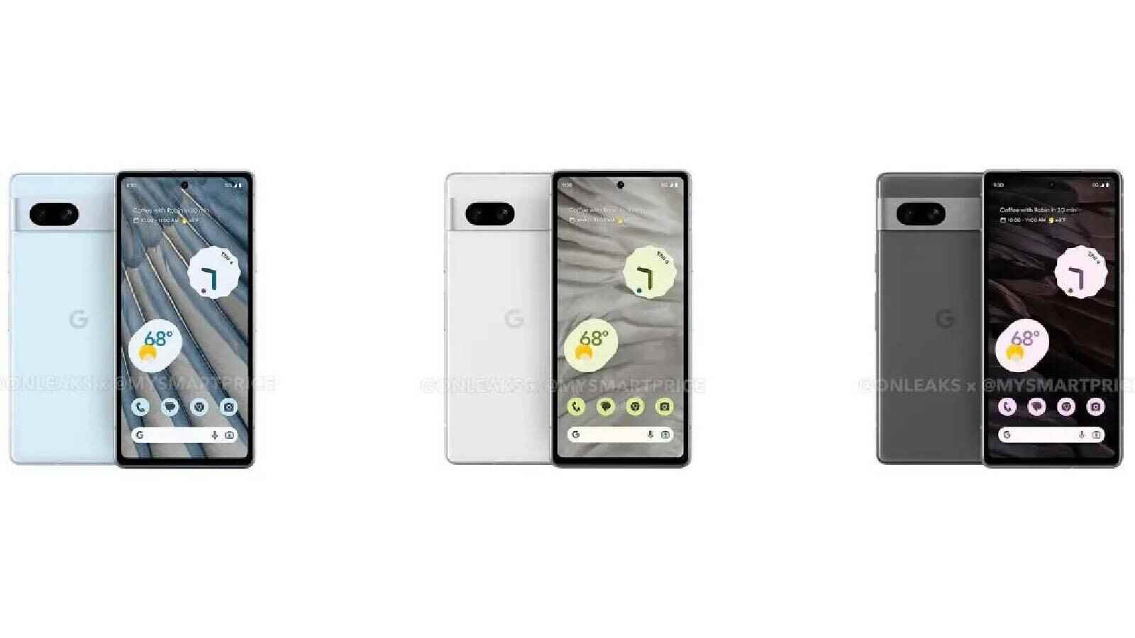 Görünüşe göre Pixel 7a'nın tasarımı Pixel 6a ve Pixel 7'ye dayanacak - Sızan Pixel 7a görüntüleri ilk kez muhteşem Arctic Blue varyantını gösteriyor