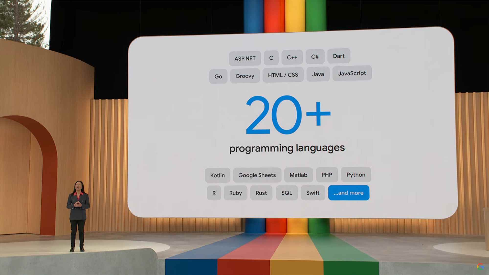 Sissie Hsaio, Google IO 2023'te sahnede