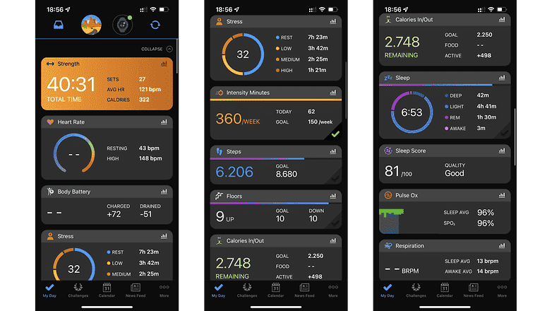 Garmin Instinct 2 ekran görüntüleri