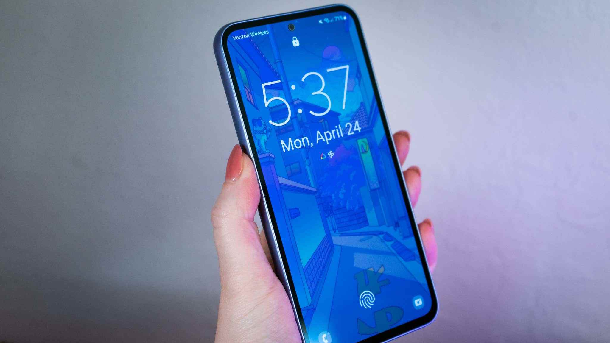 Galaxy A54'ün bir fotoğrafı