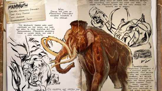 Bu dergide gösterildiği gibi, en iyi Ark dinozorlarından biri Mammoth'tur.