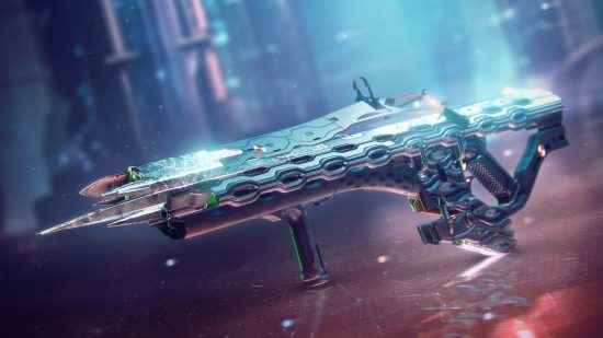 Destiny 2 Quicksilver Storm, görünüşe göre artık bir keskin nişancı tüfeği: Quicksilver Storm otomatik tüfeğinin bir görüntüsü.