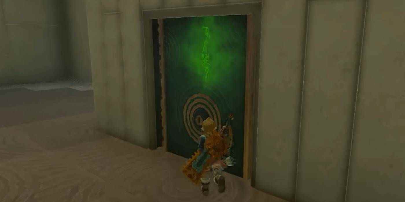 Zelda: Krallığın Gözyaşları Orochium Mabedi Yeşil Kapının Kilidi Küçük Anahtarla Açılır