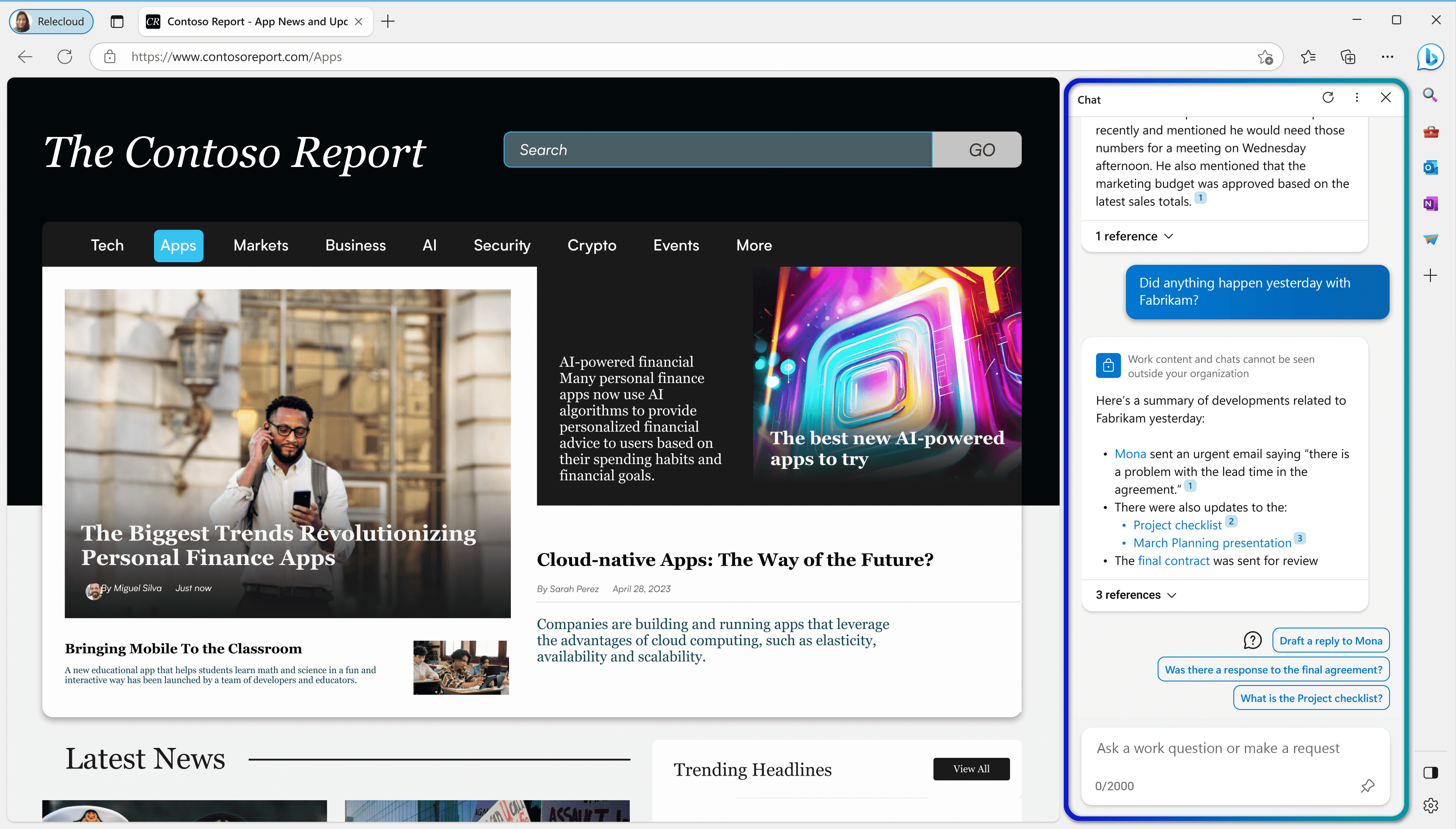 Microsoft 365 Yardımcı Pilot ile Microsoft Edge