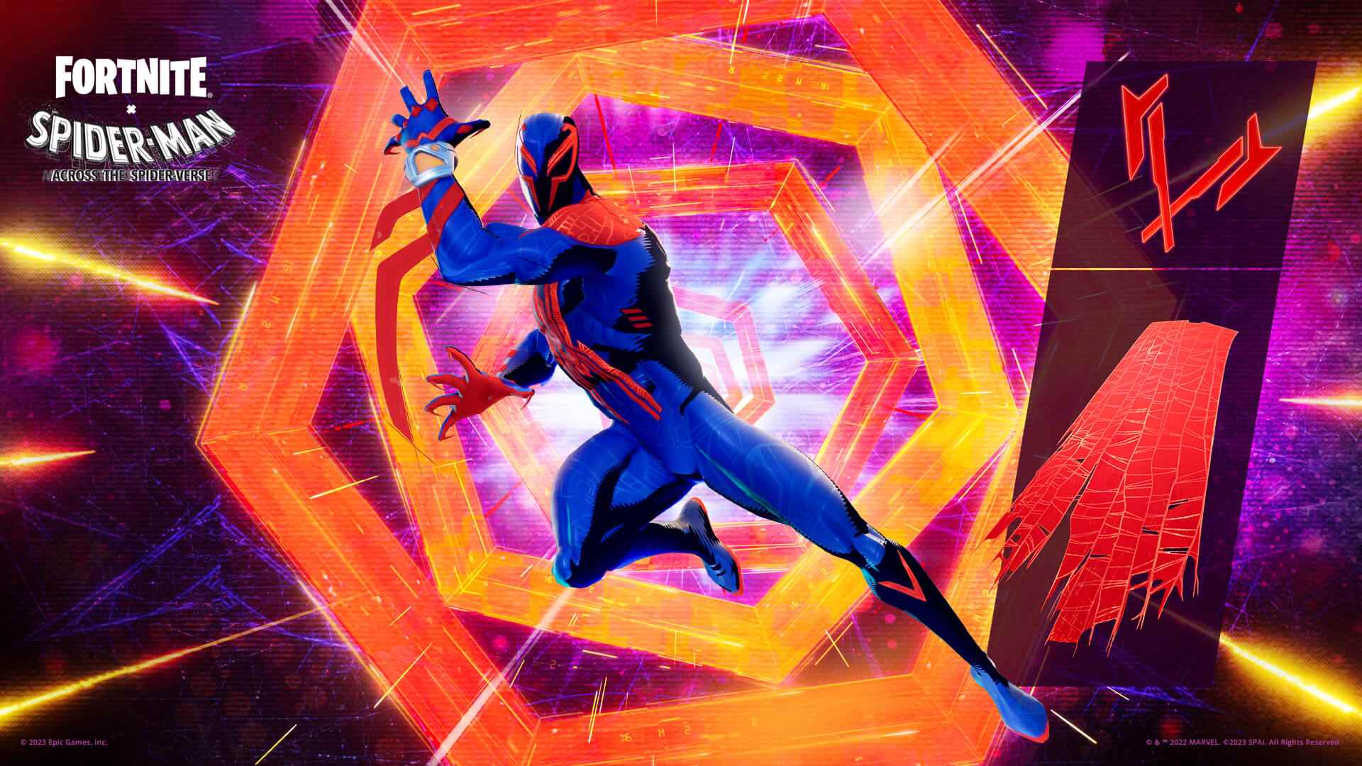 Fortnite Örümcek Adam 2099 Kıyafeti