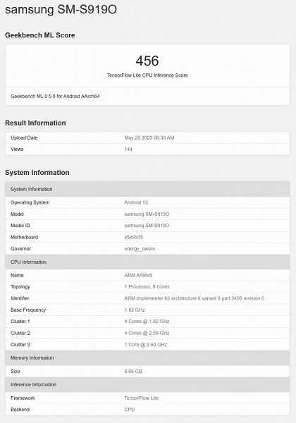 Garip bir dokuz çekirdekli platforma sahip garip bir Samsung akıllı telefon Web'de aydınlandı.  Bu modelin ne olduğu henüz belli değil ancak platformun adı Exynos 2300 olabilir.