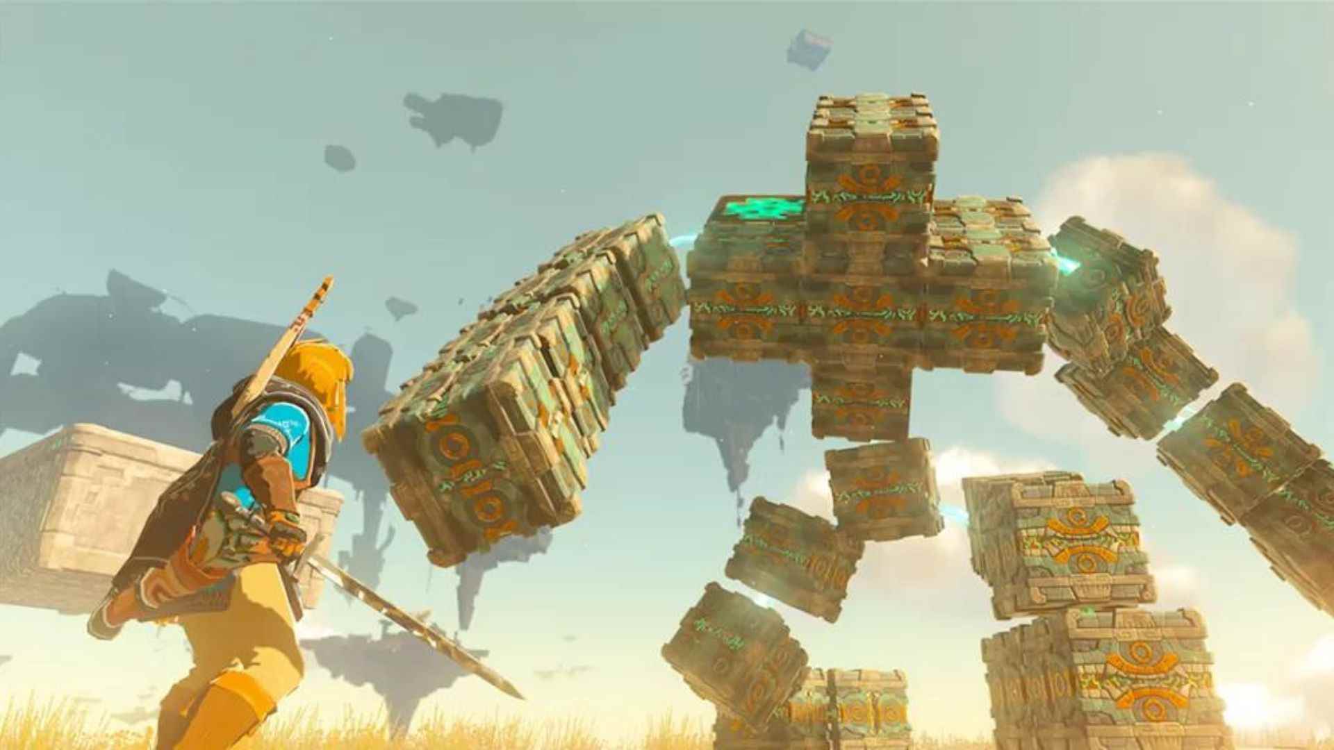 The Legend of Zelda Tears of the Kingdom'da Bir Gökyüzü Adası Muhafızı