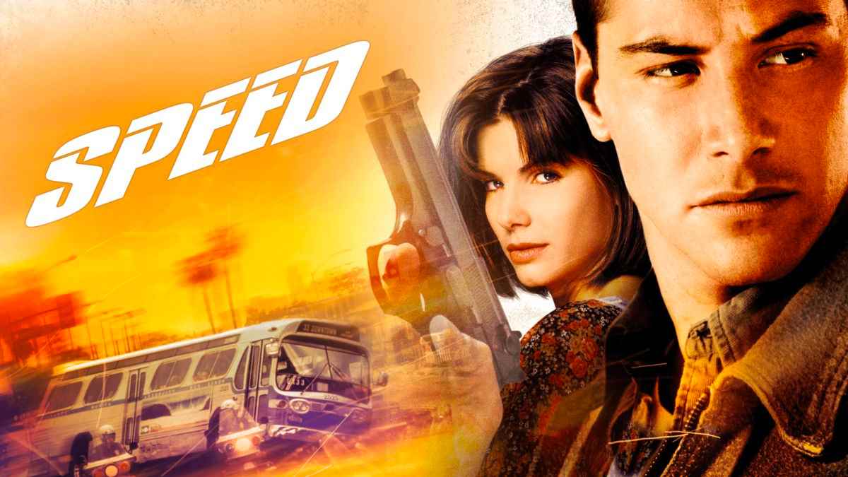 Speed'in Keanu Reeves ve Sandra Buluck'ı gösteren tanıtım resmi