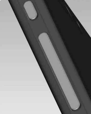 Render, bir iPhone 15 Pro modelinde katı hal ses çubuğunu gösteriyor - iPhone'da katı hal düğmelerinin gelecek yıl geleceği bildiriliyor