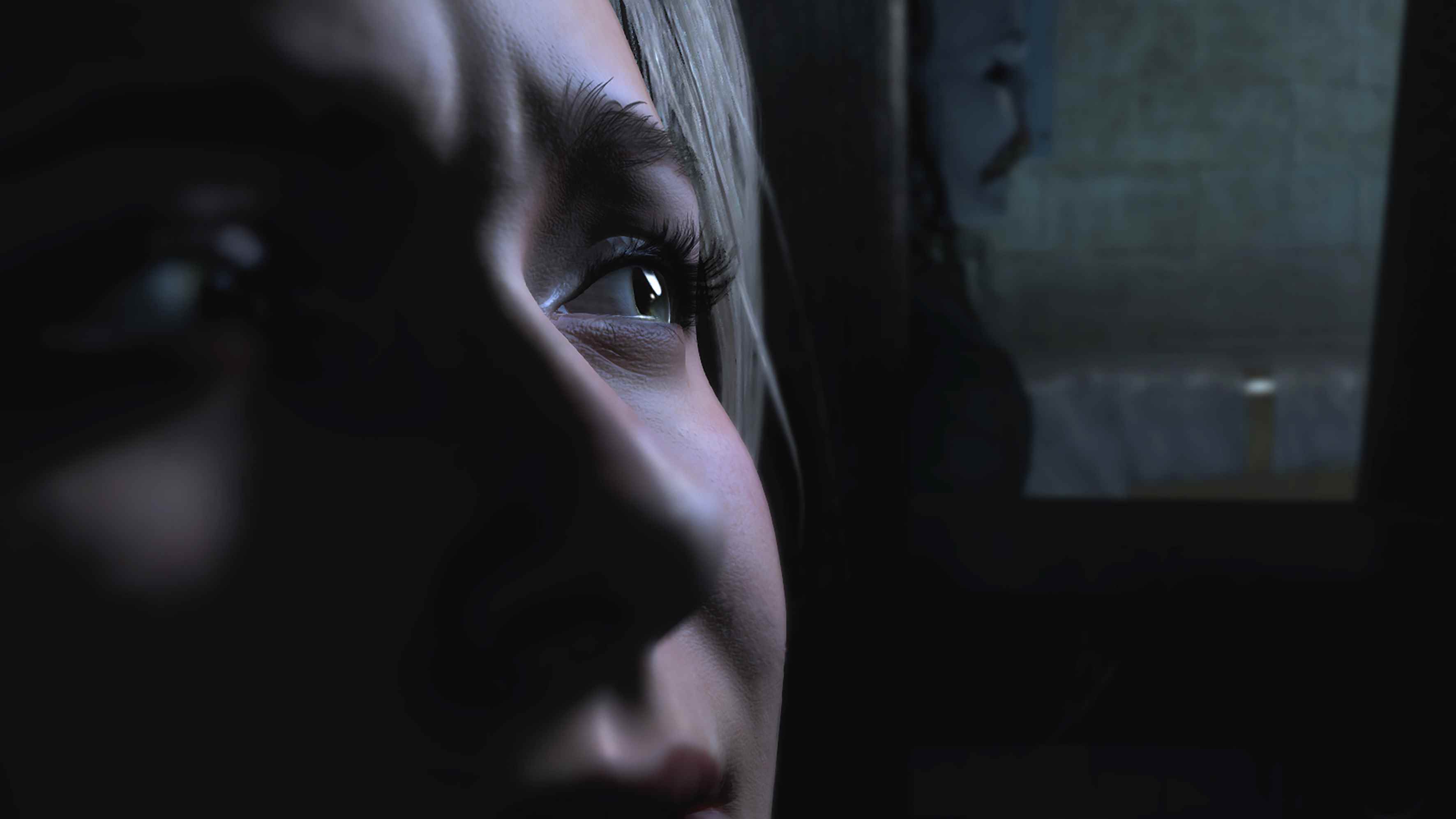 Until Dawn'da korkmuş bir kurtulan.