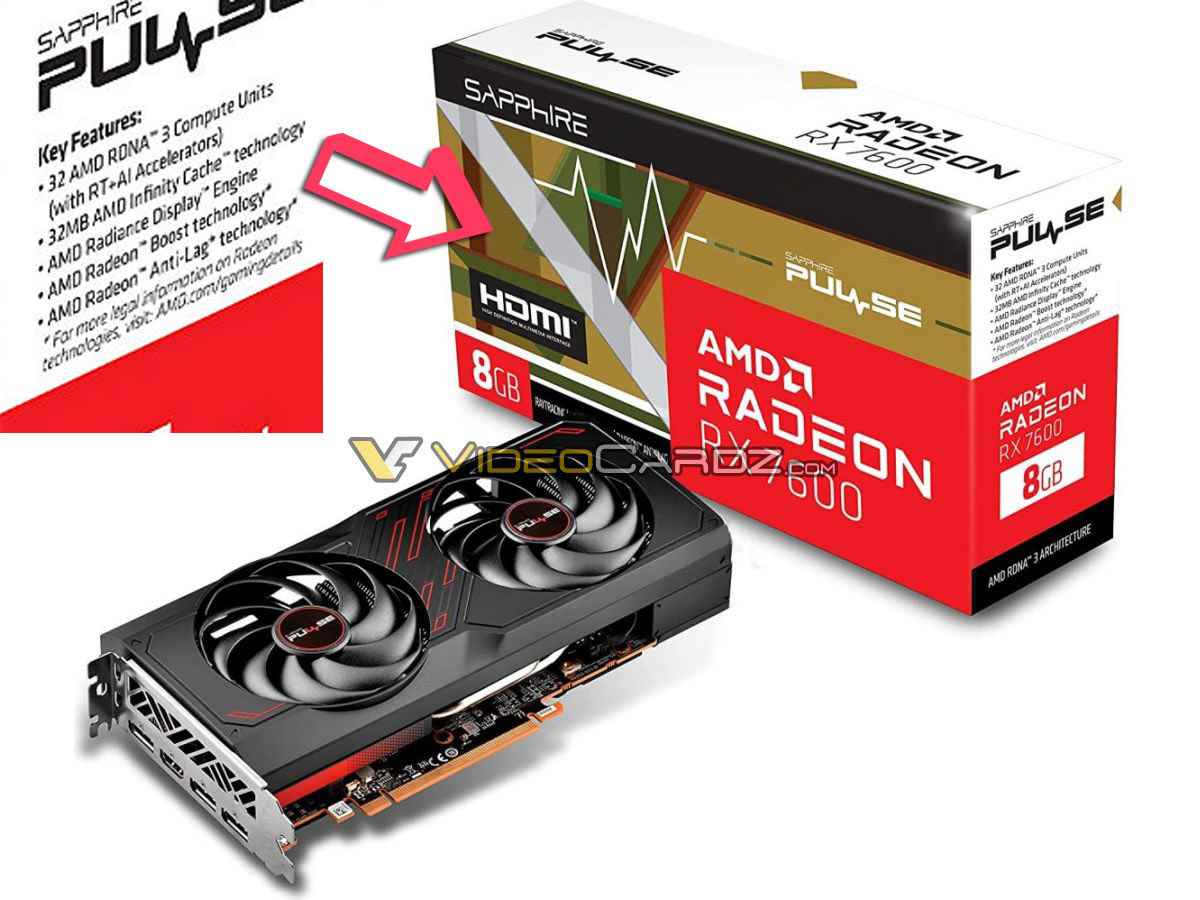 Safir Radeon RX 7600 Nabız