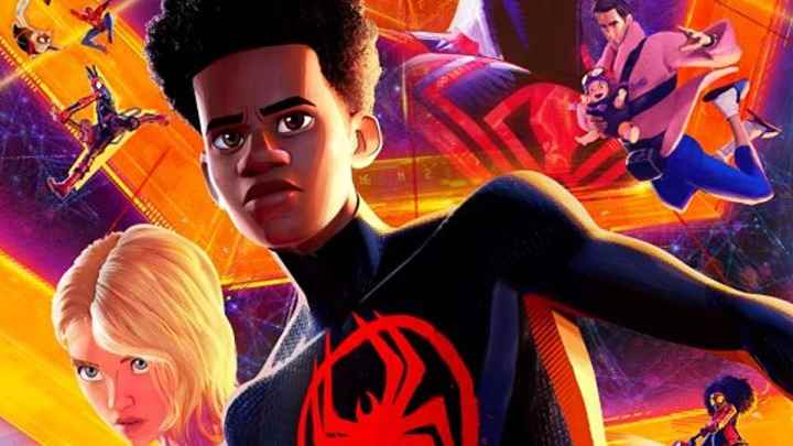 Spider-Man: Across the Spider-Verse filminin afişi.