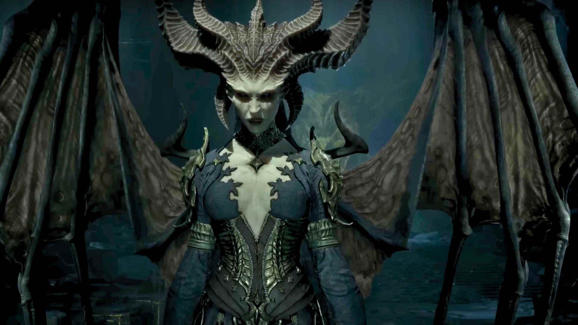 Diablo 4'te ekrana bakan Lilith