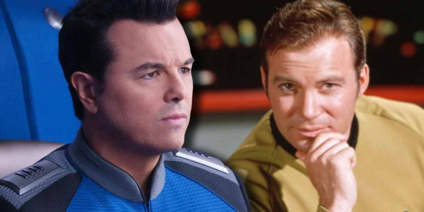 Ed Mercer ve Kaptan Kirk Star Trek The Orville