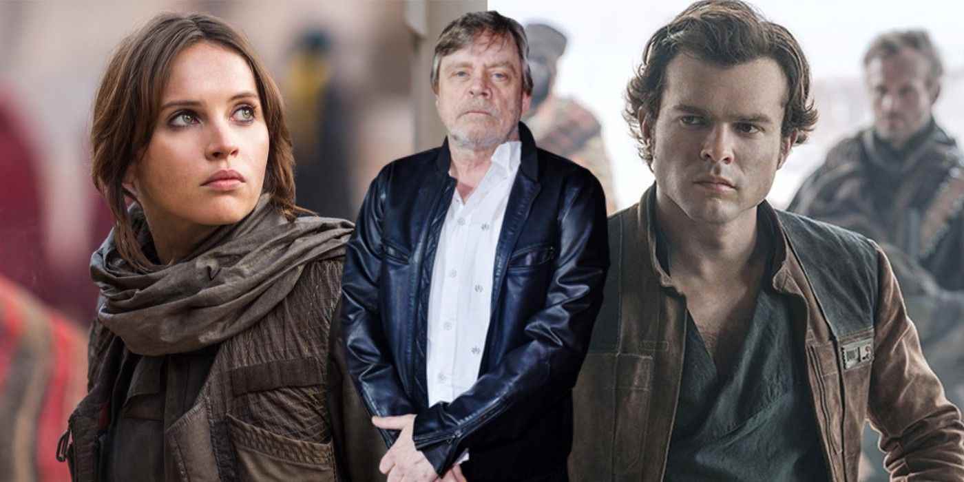 Mark Hamill, Force Awakens Rogue One ve Solo'da küçük rollere sahipti