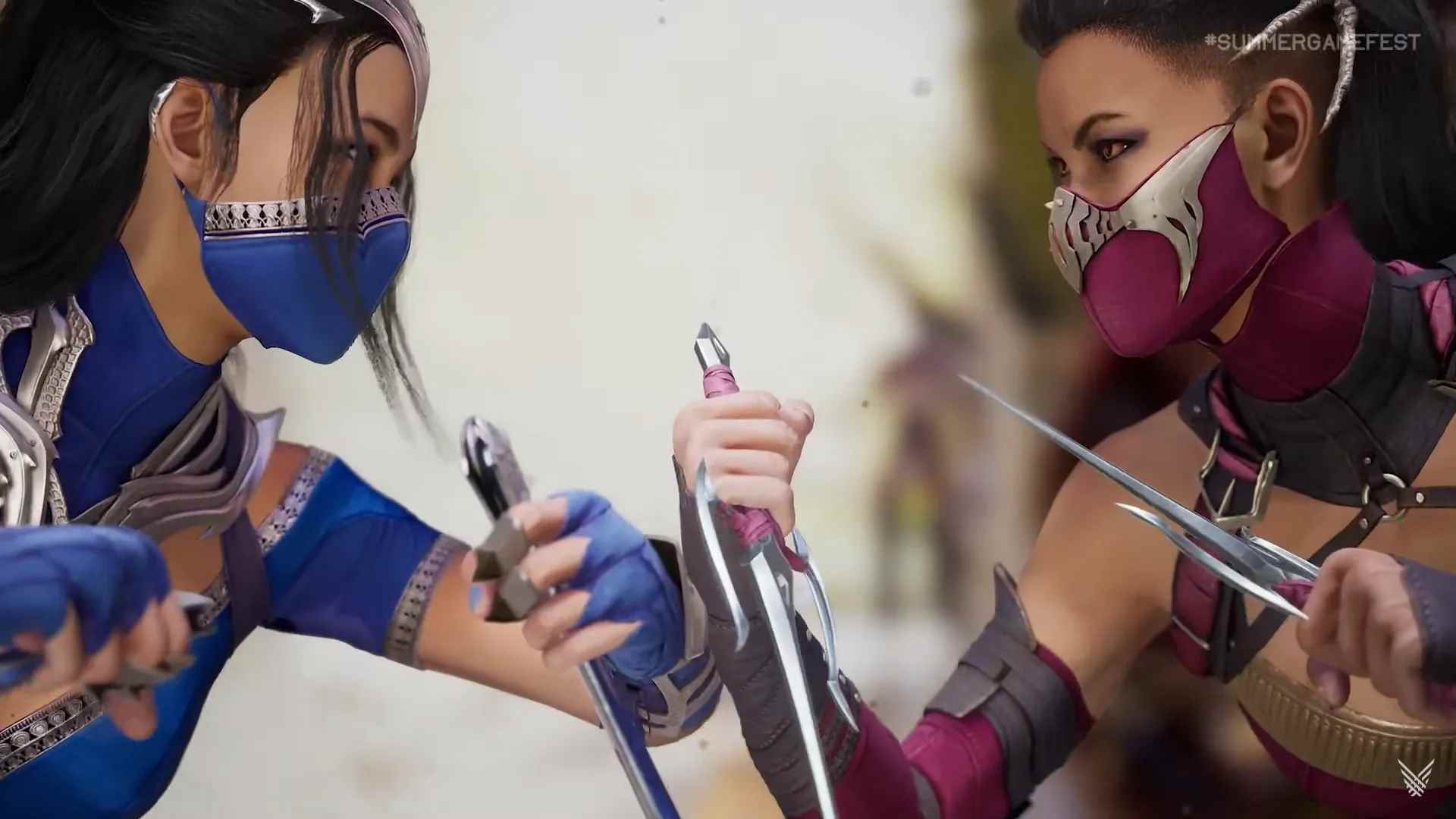 Kitana onunla karşı karşıya 