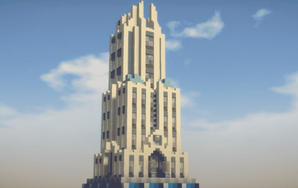 Gökdelen Minecraft kulesi tasarım fikirleri