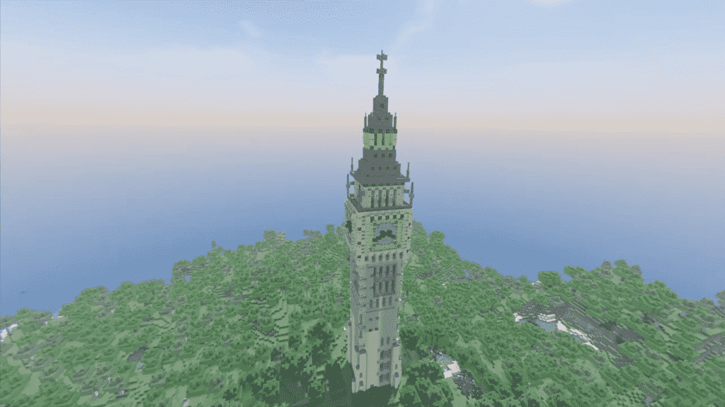 Big Ben Minecraft kule tasarım fikirleri
