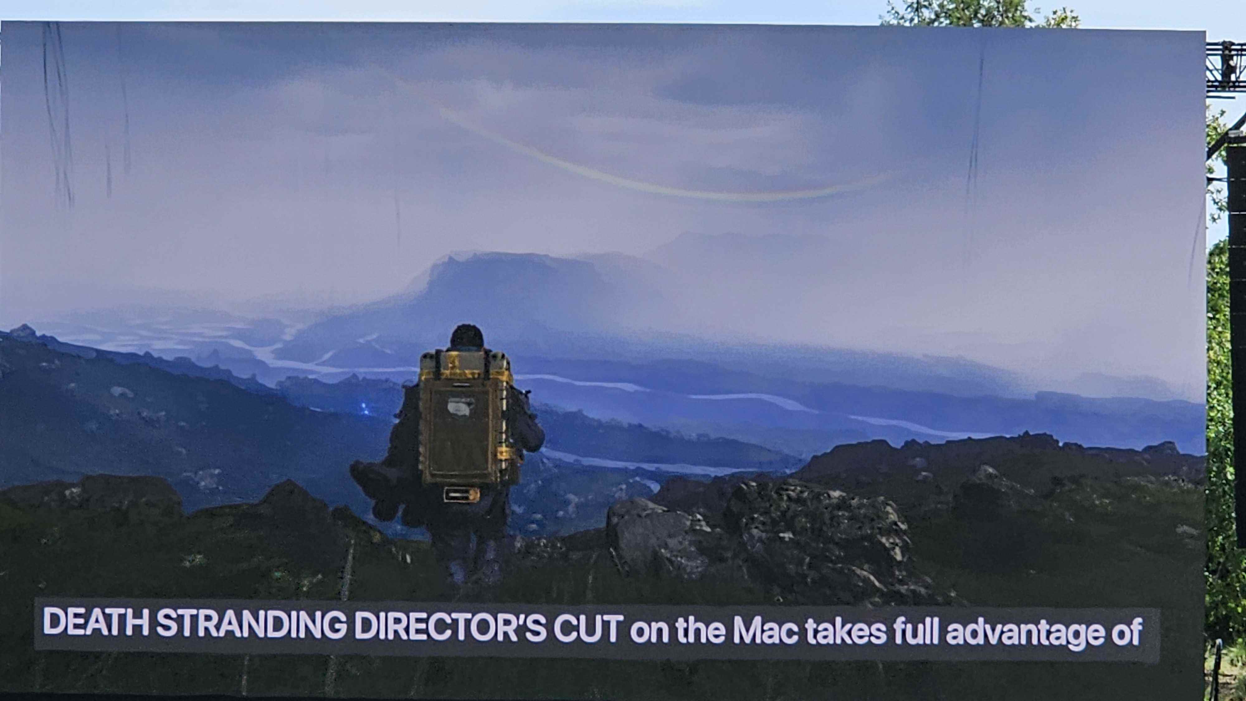 WWDC 2023'te MacOS için Death Stranding ekran görüntüsü