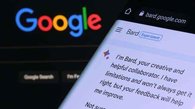 Google, Çalışanlarına Kendi Bard Chatbot'undan Uzak Durmalarını Söyledi başlıklı makale için resim