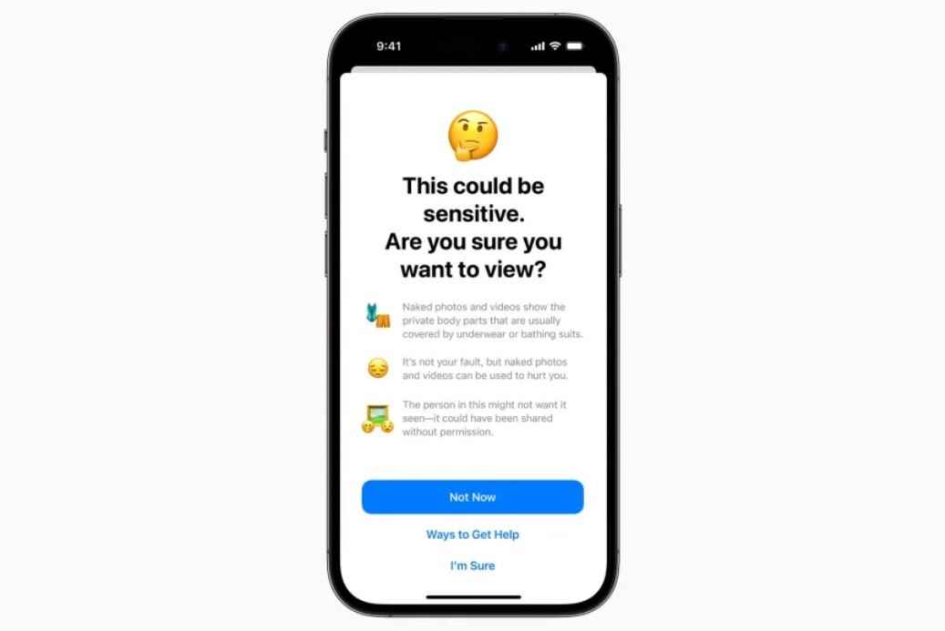 In   iOS 17, iPhone kullanıcıları metin yoluyla alınan bir çıplak görüntü hakkında otomatik olarak uyarılabilir - Metin yoluyla gönderilen çıplak görüntüler, iOS 17'de otomatik olarak bulanıklaştırılabilir