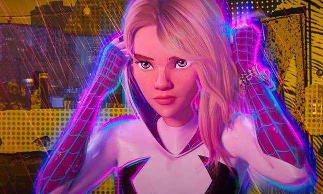 Spider-Man: Across the Spider-Verse filminde Gwen Stacy.