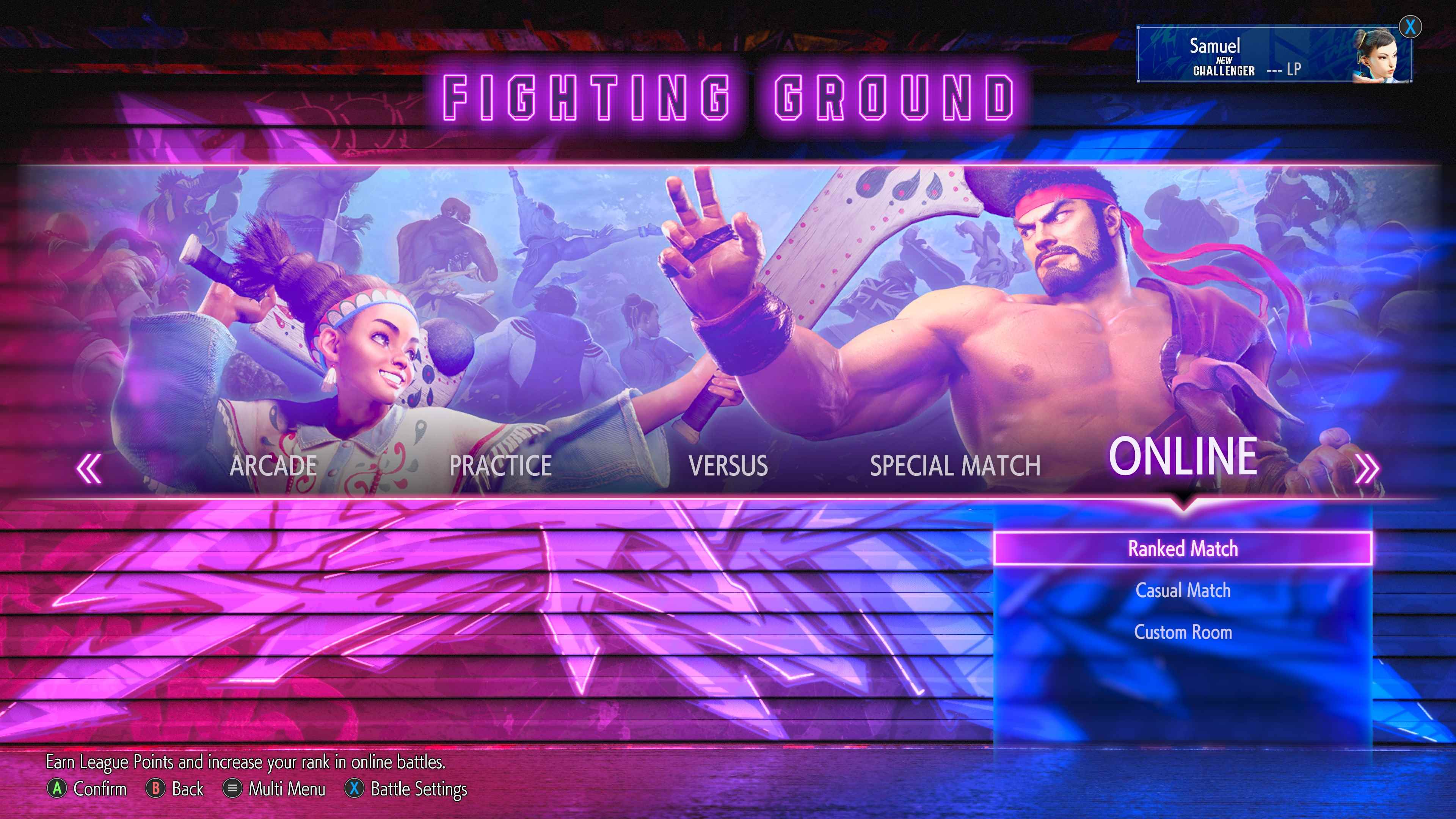 Street Fighter 6 Dövüş Alanı görüntüsü