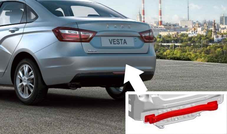 AvtoVAZ sadece hava yastıklarında değil.  Yeni Vesta'nın arka tampon amplifikatörüne sahip olmadığı ortaya çıktı