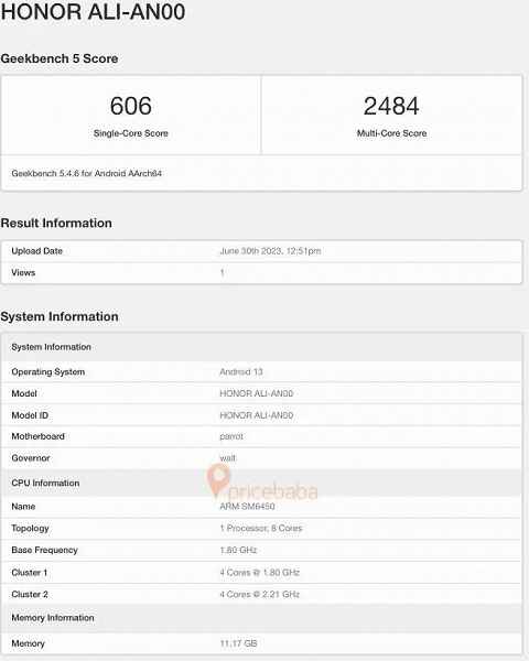 Honor 50X için kavisli ekran ve Snapdragon 6 Gen 1 onaylandı.  Bu model ayrıca 5800 mAh batarya alacak.