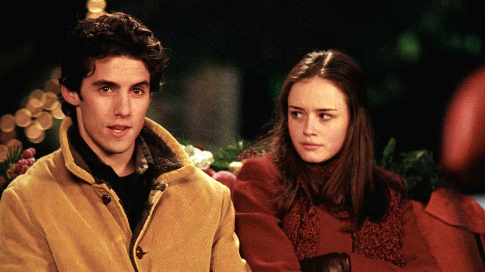 Gilmore Girls'de Jess rolünde Milo Ventimiglia ve Rory rolünde Alexis Bledel