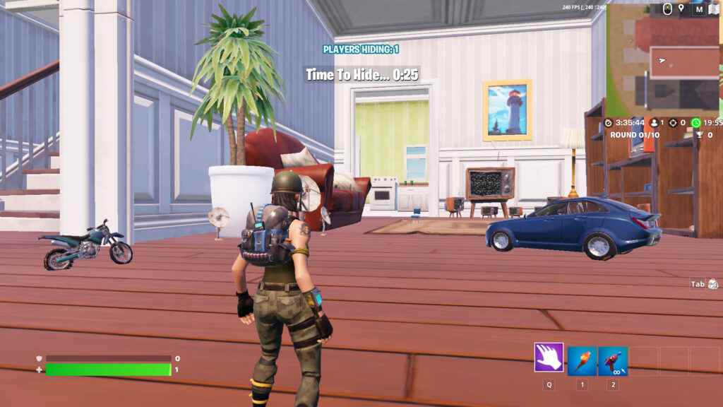 Fortnite Creative 2.0'da Dev Ev Nesne Avı Haritası